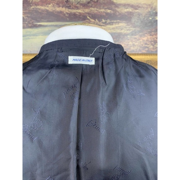 44R Brioni Aurelio Navy Striped Double Breasted Sport Coat - Picture 12 of 15